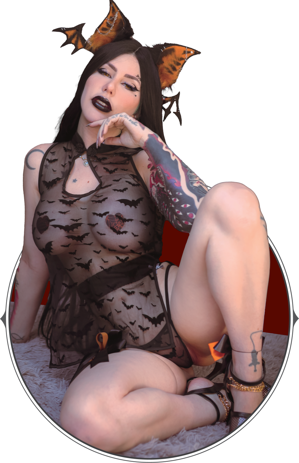 Giu Hellsing in her bat-wing ears